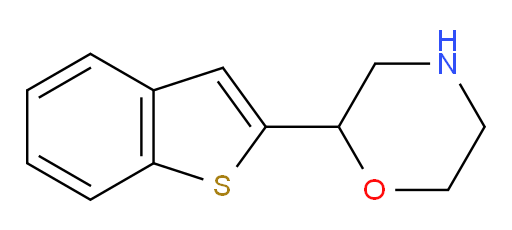 2-(1-benzothiophen-2-yl)morpholine