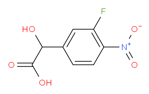 2-(3-fluoro-4-nitrophenyl)-2-hydroxyacetic acid
