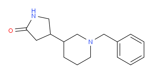 4-(1-benzylpiperidin-3-yl)pyrrolidin-2-one