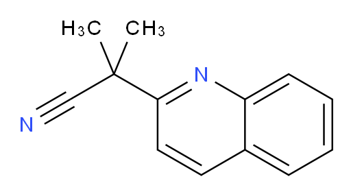 2-methyl-2-(quinolin-2-yl)propanenitrile