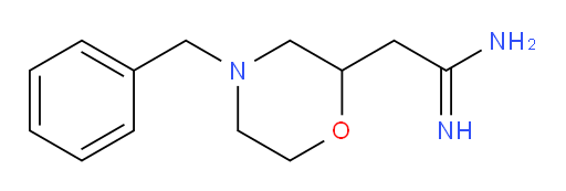 2-(4-benzylmorpholin-2-yl)ethanimidamide