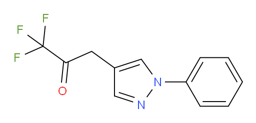 1,1,1-trifluoro-3-(1-phenyl-1H-pyrazol-4-yl)propan-2-one