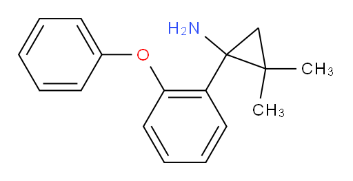 2,2-dimethyl-1-(2-phenoxyphenyl)cyclopropan-1-amine