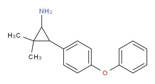 2,2-dimethyl-3-(4-phenoxyphenyl)cyclopropan-1-amine