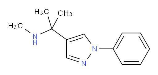 methyl[2-(1-phenyl-1H-pyrazol-4-yl)propan-2-yl]amine