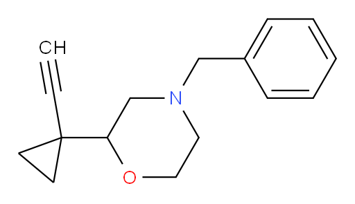 4-benzyl-2-(1-ethynylcyclopropyl)morpholine