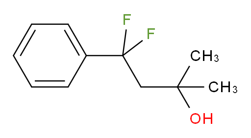 4,4-difluoro-2-methyl-4-phenylbutan-2-ol