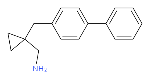 {1-[(4-phenylphenyl)methyl]cyclopropyl}methanamine