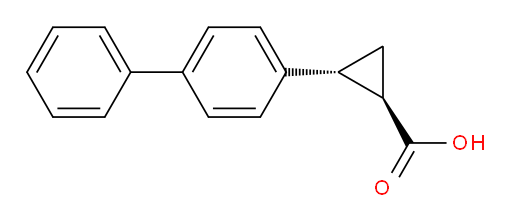 rac-(1R,2R)-2-(4-phenylphenyl)cyclopropane-1-carboxylic acid