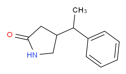 4-(1-phenylethyl)pyrrolidin-2-one