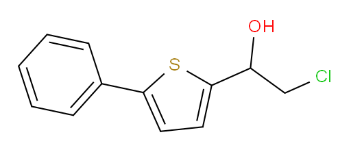 2-chloro-1-(5-phenylthiophen-2-yl)ethan-1-ol