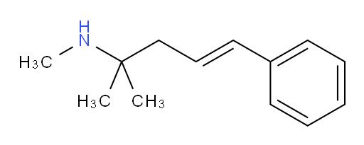 methyl(2-methyl-5-phenylpent-4-en-2-yl)amine