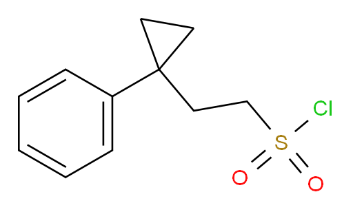 2-(1-phenylcyclopropyl)ethane-1-sulfonyl chloride
