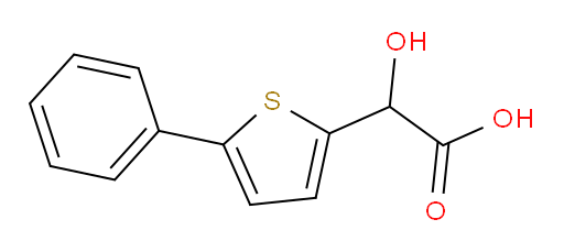 2-hydroxy-2-(5-phenylthiophen-2-yl)acetic acid