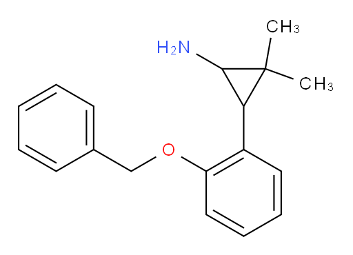 3-[2-(benzyloxy)phenyl]-2,2-dimethylcyclopropan-1-amine