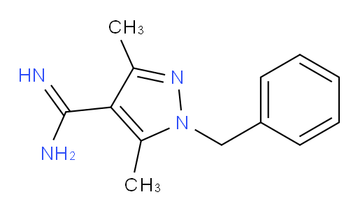 1-benzyl-3,5-dimethyl-1H-pyrazole-4-carboximidamide