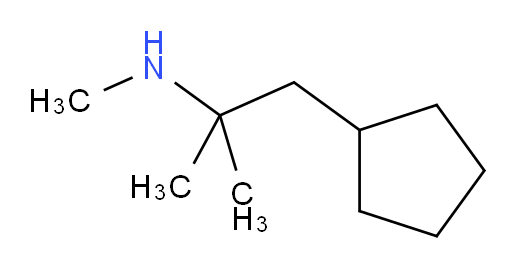 (1-cyclopentyl-2-methylpropan-2-yl)(methyl)amine