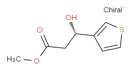 methyl (3S)-3-hydroxy-3-(thiophen-3-yl)propanoate