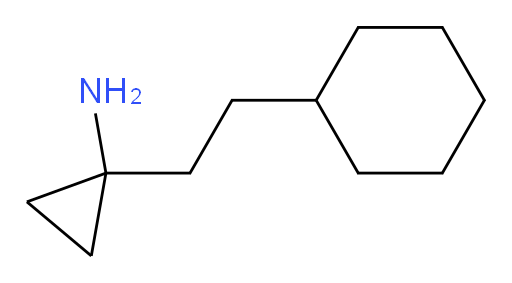 1-(2-cyclohexylethyl)cyclopropan-1-amine