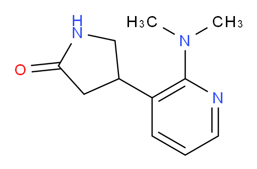 4-[2-(dimethylamino)pyridin-3-yl]pyrrolidin-2-one