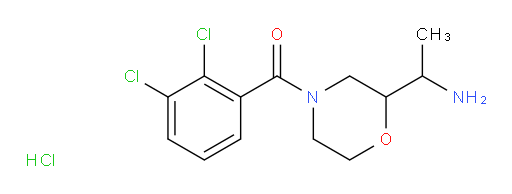 1-[4-(2,3-dichlorobenzoyl)morpholin-2-yl]ethan-1-amine hydrochloride