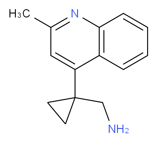 [1-(2-methylquinolin-4-yl)cyclopropyl]methanamine