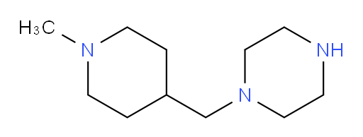 1-[(1-methylpiperidin-4-yl)methyl]piperazine