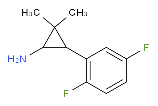 3-(2,5-difluorophenyl)-2,2-dimethylcyclopropan-1-amine