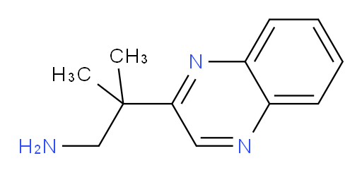 2-methyl-2-(quinoxalin-2-yl)propan-1-amine