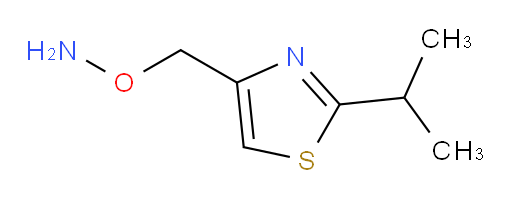O-{[2-(propan-2-yl)-1,3-thiazol-4-yl]methyl}hydroxylamine