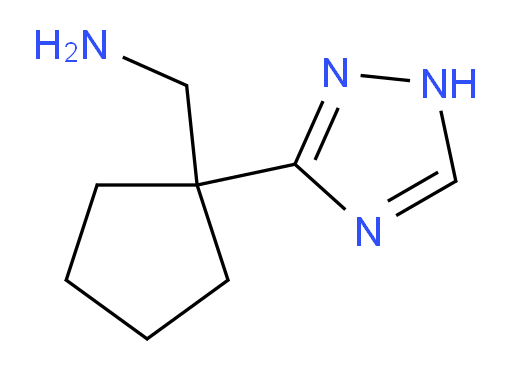[1-(1H-1,2,4-triazol-3-yl)cyclopentyl]methanamine