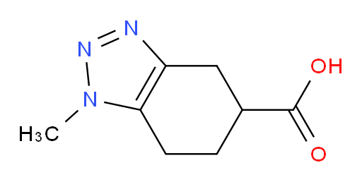 1-methyl-4,5,6,7-tetrahydro-1H-1,2,3-benzotriazole-5-carboxylic acid