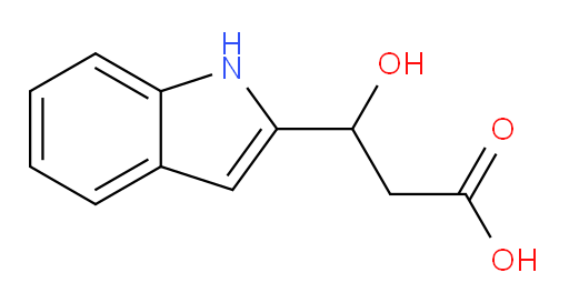 3-hydroxy-3-(1H-indol-2-yl)propanoic acid