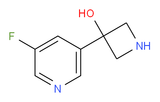3-(5-fluoropyridin-3-yl)azetidin-3-ol