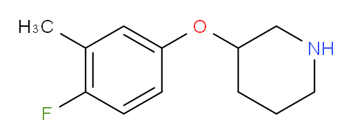 3-(4-fluoro-3-methylphenoxy)piperidine