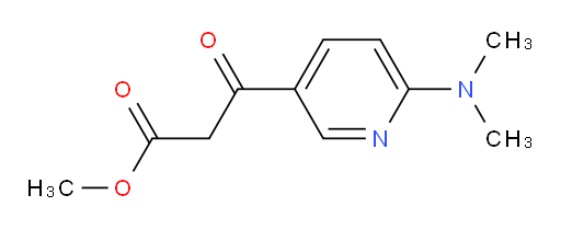 methyl 3-[6-(dimethylamino)pyridin-3-yl]-3-oxopropanoate