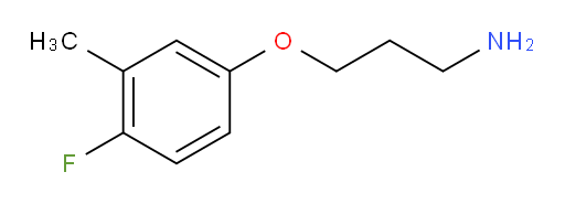 3-(4-fluoro-3-methylphenoxy)propan-1-amine