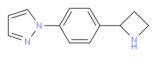1-[4-(azetidin-2-yl)phenyl]-1H-pyrazole