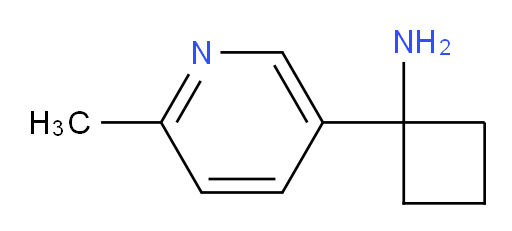 1-(6-methylpyridin-3-yl)cyclobutan-1-amine