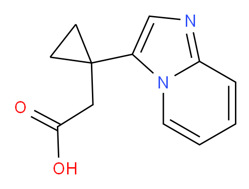 2-(1-{imidazo[1,2-a]pyridin-3-yl}cyclopropyl)acetic acid