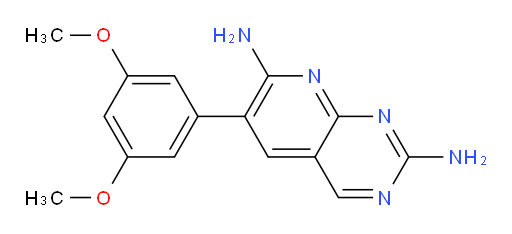 6-(3,5-dimethoxyphenyl)pyrido[2,3-d]pyrimidine-2,7-diamine