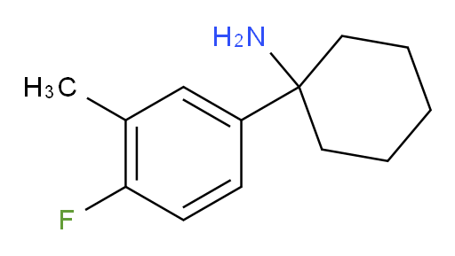 1-(4-fluoro-3-methylphenyl)cyclohexan-1-amine