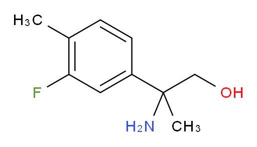 2-amino-2-(3-fluoro-4-methylphenyl)propan-1-ol