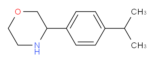 3-[4-(propan-2-yl)phenyl]morpholine
