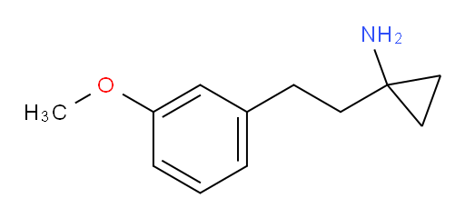 1-[2-(3-methoxyphenyl)ethyl]cyclopropan-1-amine