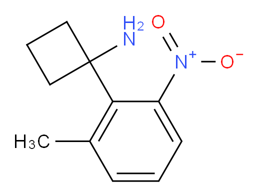 1-(2-methyl-6-nitrophenyl)cyclobutan-1-amine
