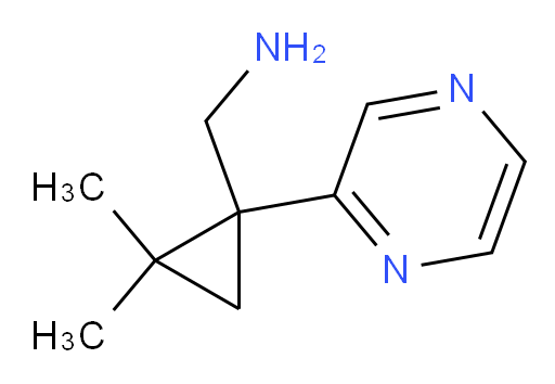 [2,2-dimethyl-1-(pyrazin-2-yl)cyclopropyl]methanamine