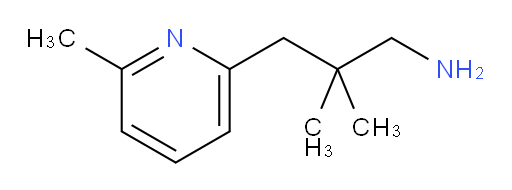 2,2-dimethyl-3-(6-methylpyridin-2-yl)propan-1-amine