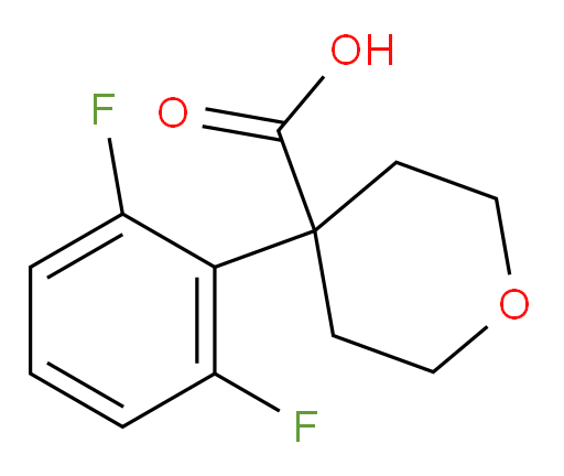 4-(2,6-difluorophenyl)oxane-4-carboxylic acid