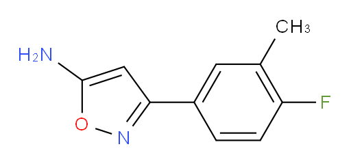 3-(4-fluoro-3-methylphenyl)-1,2-oxazol-5-amine